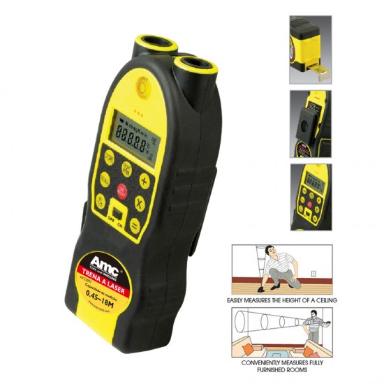 AM-22097 Tape measure with ultrasonic distance measure