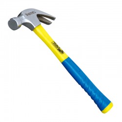 AM-19006B British type claw hammer double color fibre glass handle