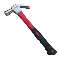 AM-19006D British type claw hammer double color fibre glass handle
