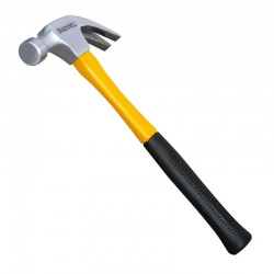 AM-19010A Straight claw hammer with fibre glass handle
