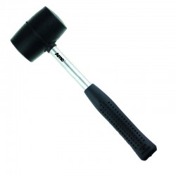 AM-19065 Steel handle rubber hammer