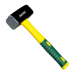 AM-19014B German type stoning hammer with TPR handle