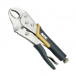 AM-08081R Lock grip plier Long-jaws(TPR handle)