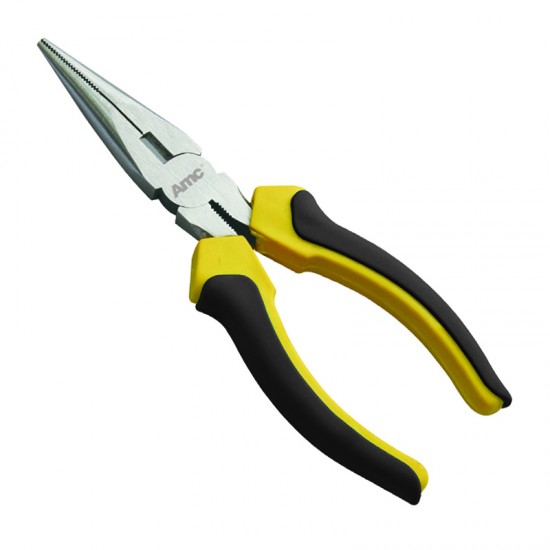 AM-08018 Long nose plier double colour handle