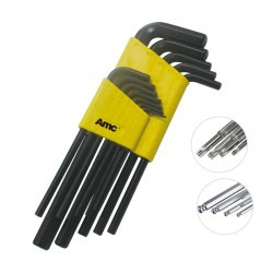 AM-17047F 13pcs hex key wrench set black finish