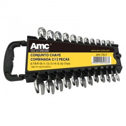 AM-17017.617 12pcs combination wrench in clamp packing