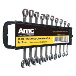 AM-17017.817 10pcs combination wrench in clamp packing