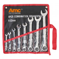 AM-17018 8pcs combination wrench in clamp packing