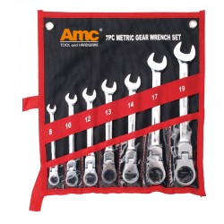 AM-17079 7PC metric gear wrench set