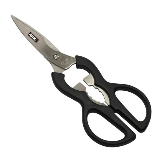 AM-26203 Steel scissor with plastic handle