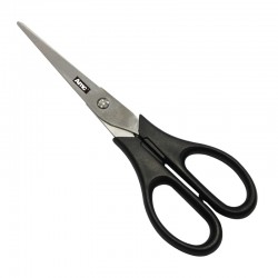 AM-26204 Steel scissor with plastic handle